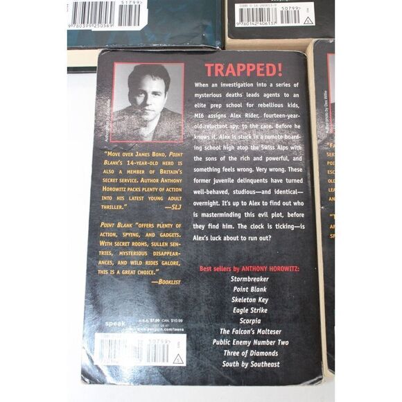 Alex Rider Series By Anthony Horowitz Book Lot of 4 Paperbacks & 1 Hardback - Picture 11 of 13